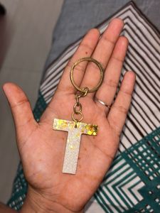 Alphabetic Resin Keychains