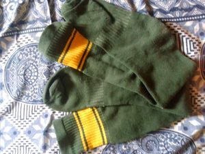 Green Thick Stockings  ( Long Socks)