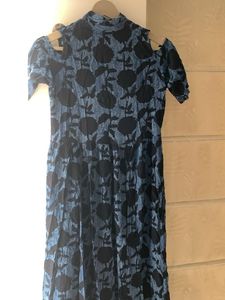 Floral Print Cold Shoulder Dress