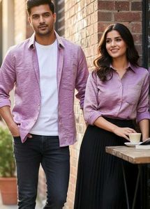 Stylish Lavender Unisex Shirt