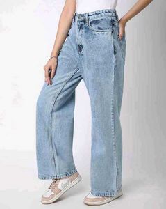 Light Wash Wide Leg Jeans