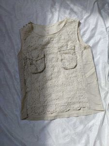 Vintage Floral Lace Tank Top