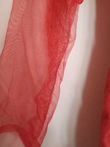 Beautiful Red Short Kurti With Dhoti Salwar ❤️‍🔥