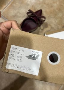 ZARA Burgundy Heels
