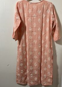 Coral Butter Pink Kurtha