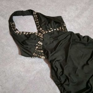 Halter Neck Mini Dress