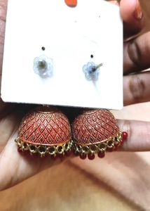Fashion Gold Plated Austrian Stone Jhumki Earrings