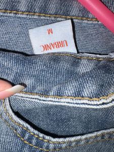 URBANIC Ribbed Straight Fit Jeans