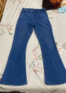 Flared Denim Jeans