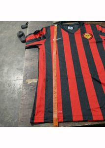 Red &amp; Black Striped Jersey🎽⚽⚽