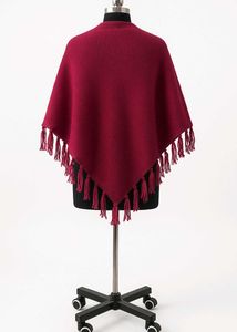 Vintage Style Tassel Poncho