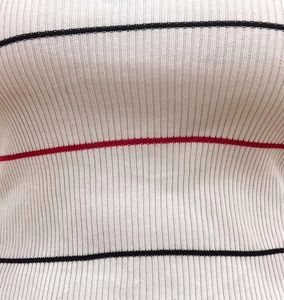 Striped White Top