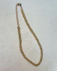 THESTO gold-plated interlinked chains