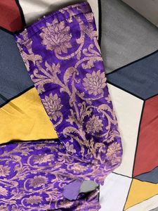 A-line Purple Kurta