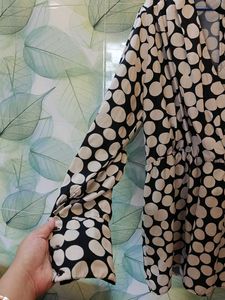 Polka Dot Long Sleeve Blouse