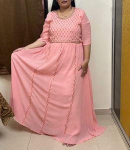 Peach Embellished Gown