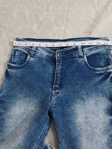 Blue  Girl Jeans,, 28 Size,,full Stretchable
