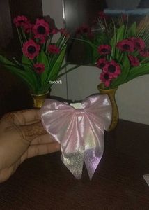 Combo Of White And Pink Bow Clips