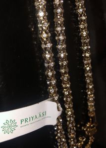 PRIYAASI Gold-Toned-Stone-studded Anklet
