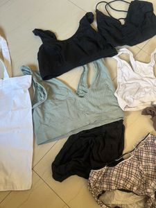 Five Used underwears + 5 Bras