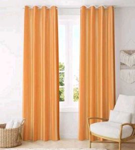 Golden Brown Door Curtains