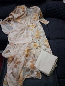 Floral Print Kurta Set m size