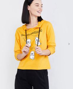 Cute Pug Print Hoodie