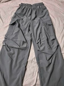 Grey Cargo Pants
