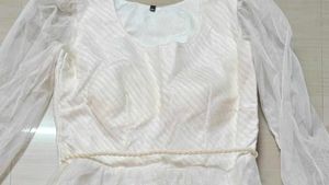 Elegant Fairy Princess White Dress