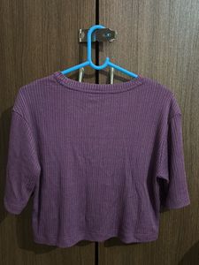 ZUDIO purple Croptop