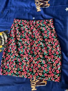 Floral Mini Skirt