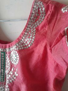 Gorgeous Pink Shiny Kurta❤️