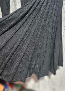 Elegant Black Knit Dress