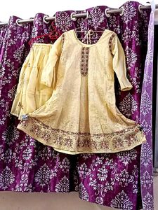 Beautiful Embroidered Sharara Set