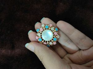 Floral Pearl Ring