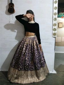 Elegant Floral Lehenga Skirt