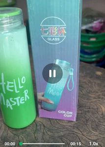 2 Pieces Of Glass Water Bottles