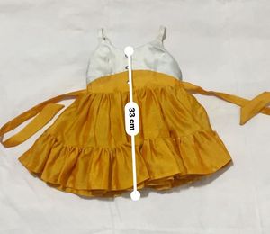 Ruffled Yellow Dress