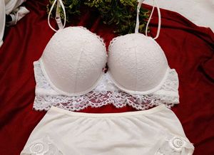White Lace Bra &amp; Panty Set