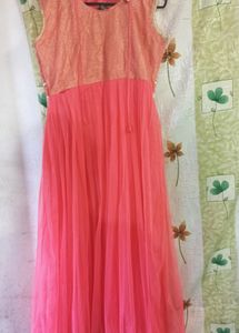 Gown With Embroidery