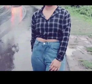 Black Crop Shirt