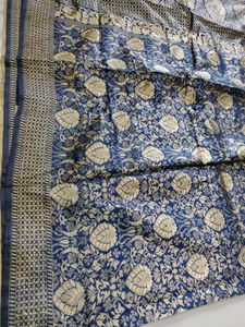So Elegant Navy Blue Saree