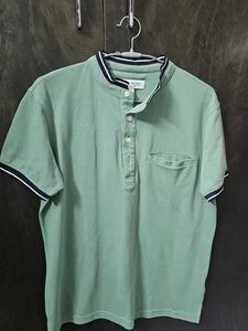 Men's Green Polo T-Shirt