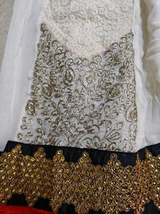 Beaded Yoke Anarkali Suit / Kurta Set