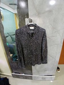 Printed Button-Down Shirt