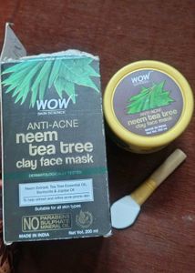 WOW Skin Science Anti-Acne Neem Tea Tree Clay Face