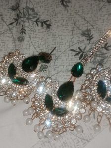 Emerald Stone Earrings