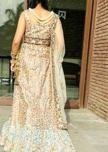 Elegant Peach Lehenga Choli Set