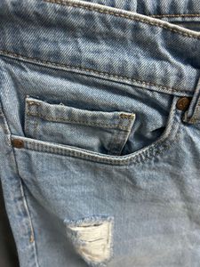 Ripped Light Wash Jeans