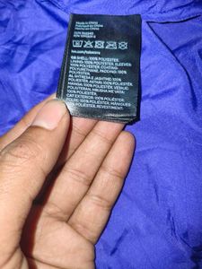 H&amp;M &#39;82&#39; Purple Varsity Bomber (Baggy Fit)